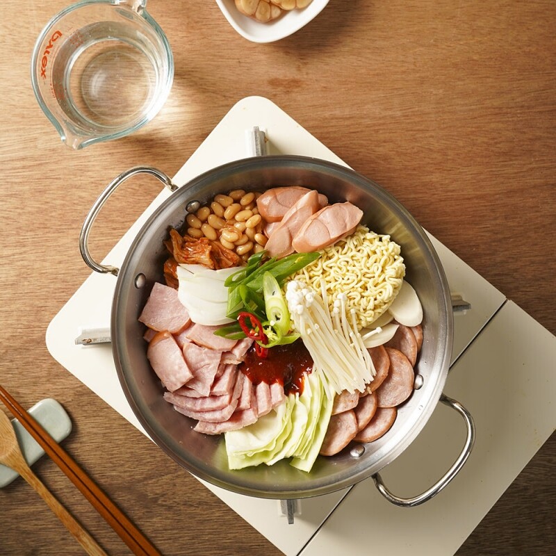 주식회사 더프레시에프앤비,[픽맛집] 모둠햄 부대찌개 밀키트 658g(2~3인분)