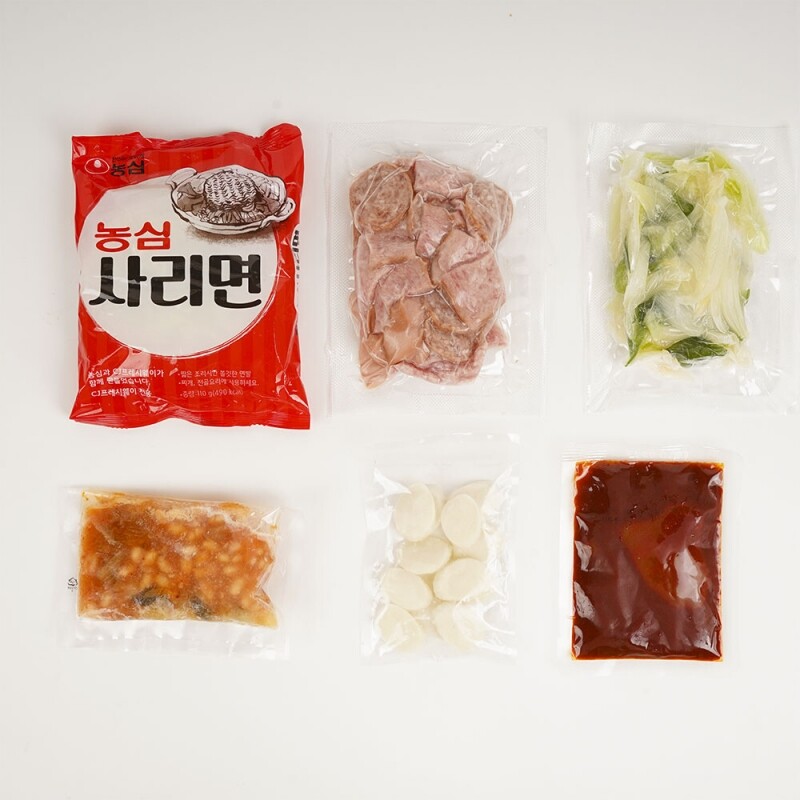 주식회사 더프레시에프앤비,[픽맛집] 모둠햄 부대찌개 밀키트 658g(2~3인분)