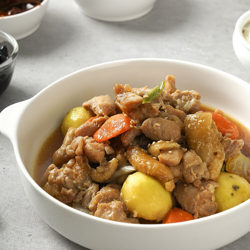 주식회사 더프레시에프앤비,춘천직배송 더담은 닭다리살 간장닭갈비 500gX4팩(2kg)