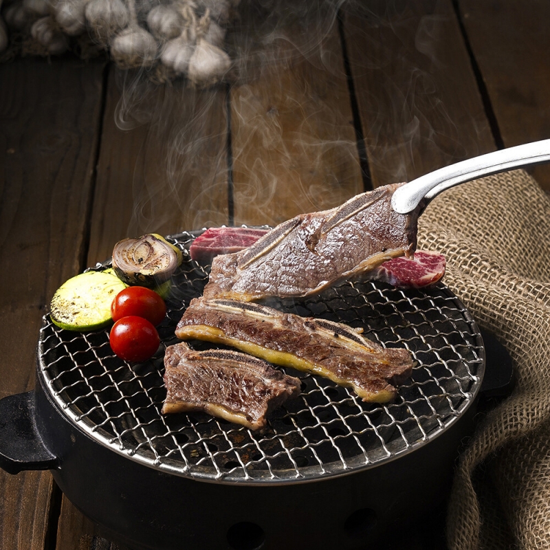 픽맛집,[픽맛집 선물세트] 마블링 꽃이 피어난 프리미엄 LA갈비 1kg+1kg